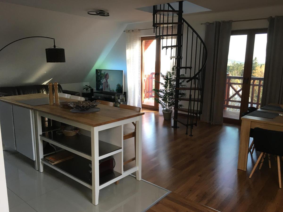 Apartament Urocza Przy Wyciagu Ski Arena シクラルスカ・ポレンバ エクステリア 写真